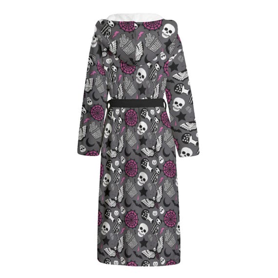 Halloween Spooky Print Dressing Gown Bathrobe Gift for Her - Etsy