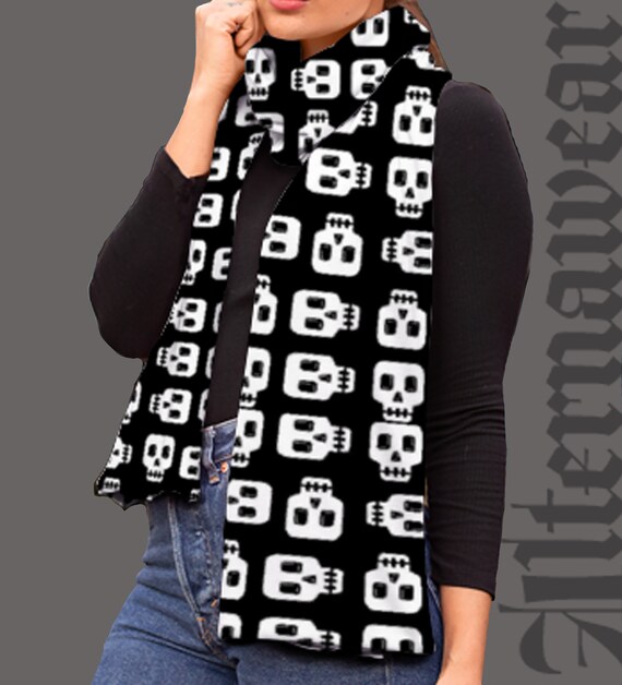 Ladies skull cheap scarf