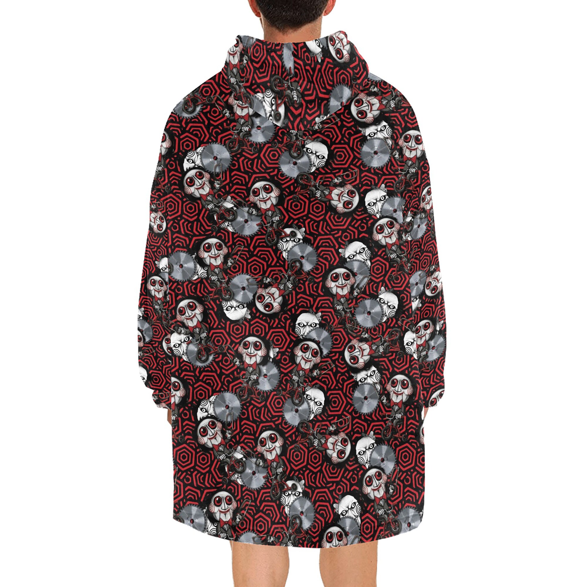 Horror Movies Jigsaw Cosy Blanket Hooded