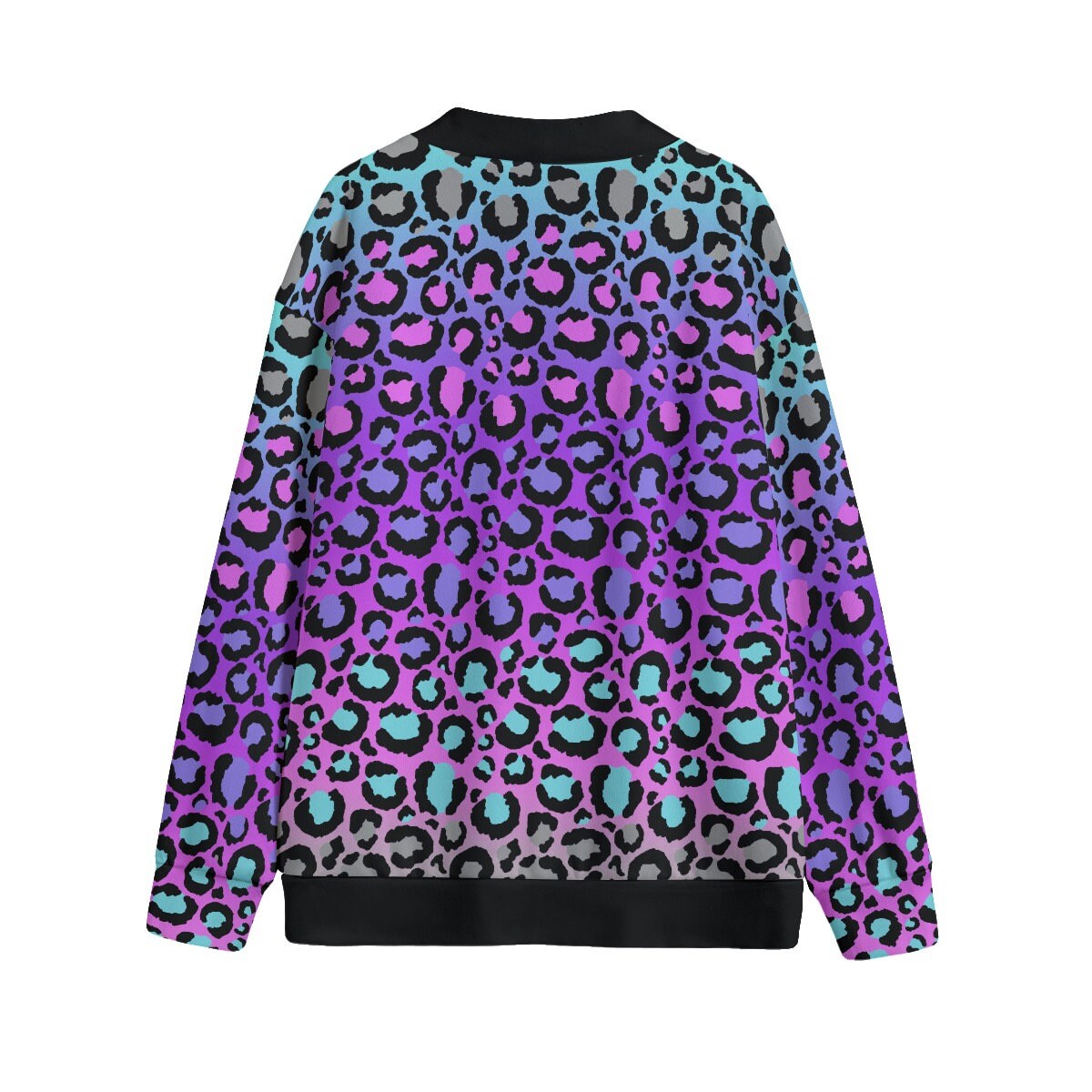 アウターその他 [Premium] Leopard Wave Fur Jumper (2color) Crush Printed Sweater Leopard Online | Zimmermann