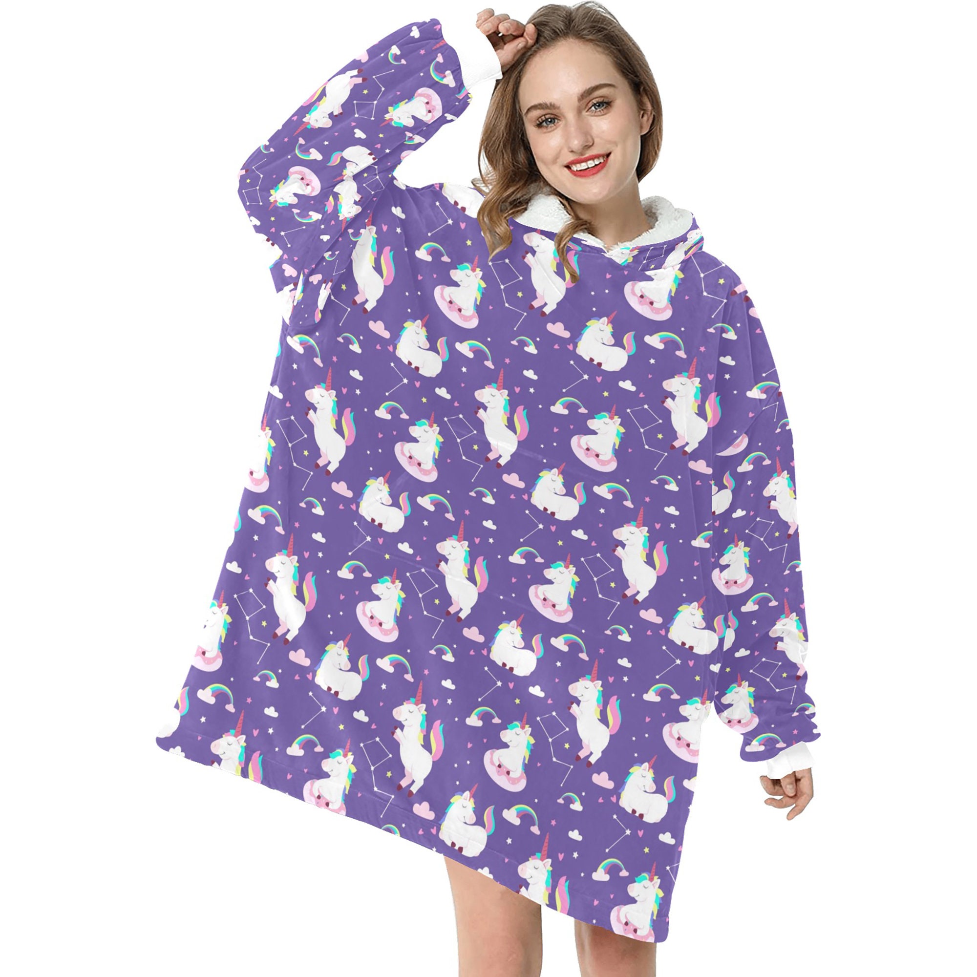 Childrens Boys Girls Glow In The Dark Dressing Gown Fleece Dinosaur or  Unicorn | eBay