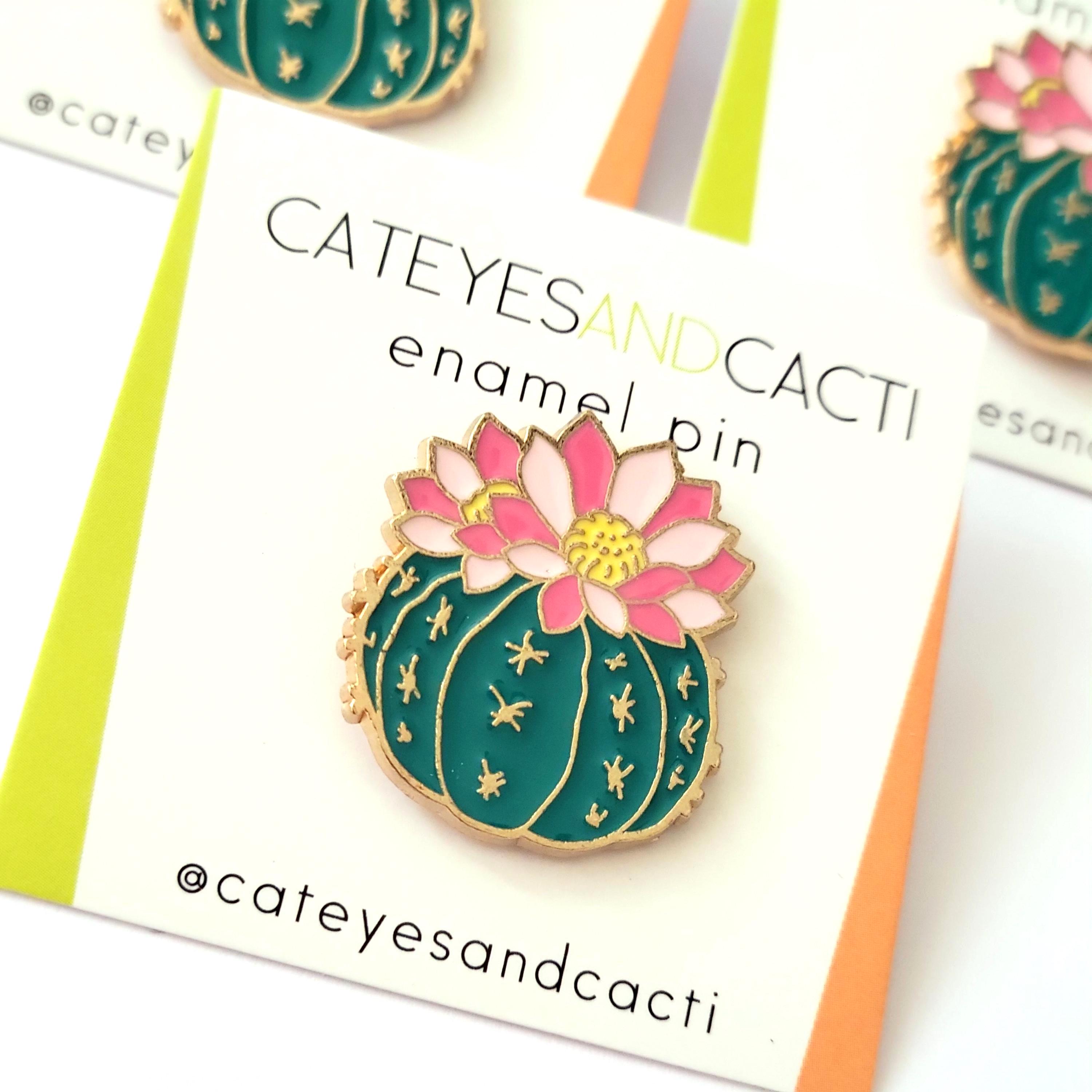 Barrel Cactus Enamel Pin Palm Springs Arizona Desert Pin - Etsy