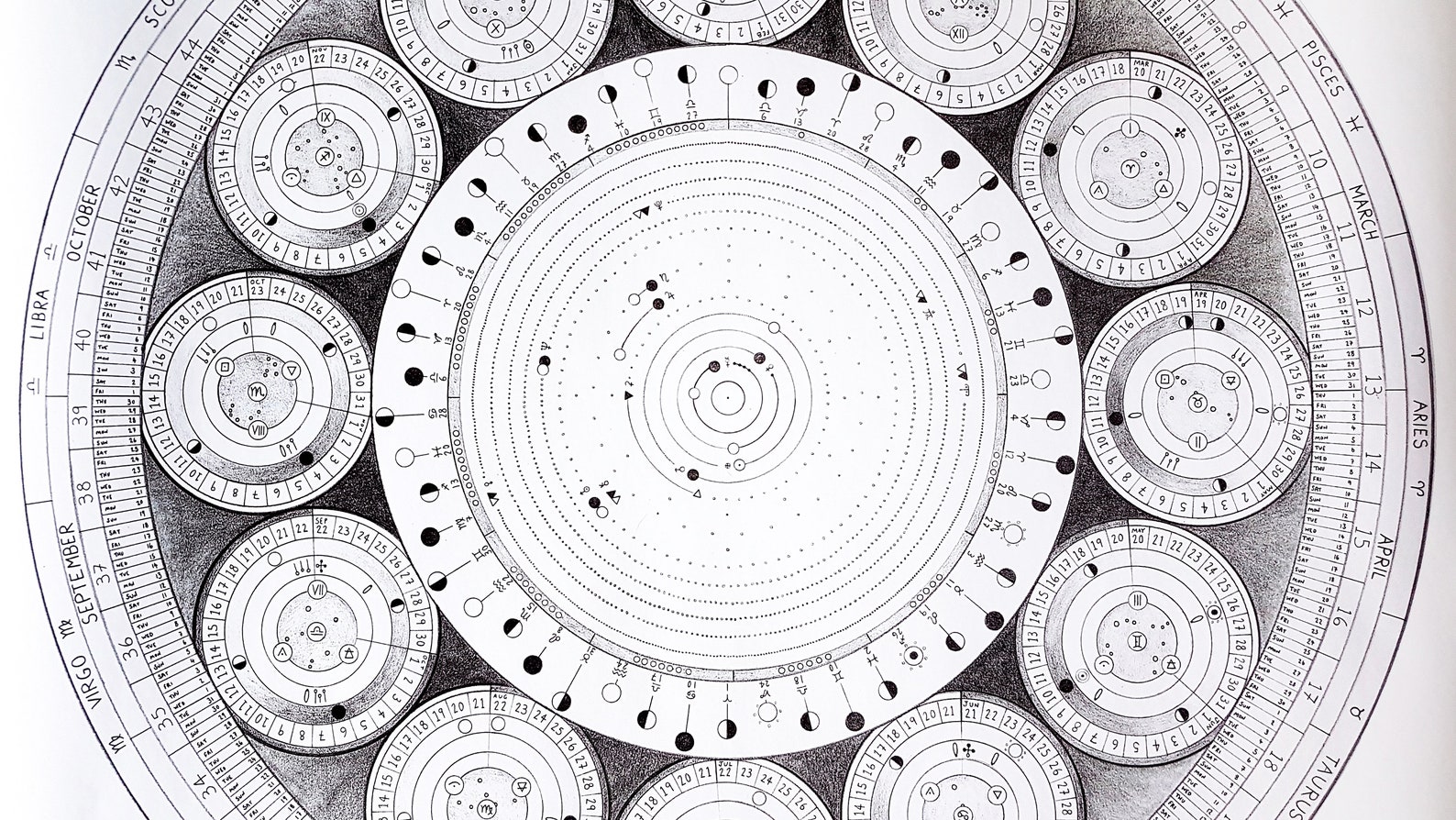 2021 Astronomical Wall Calendar Art Print | Etsy