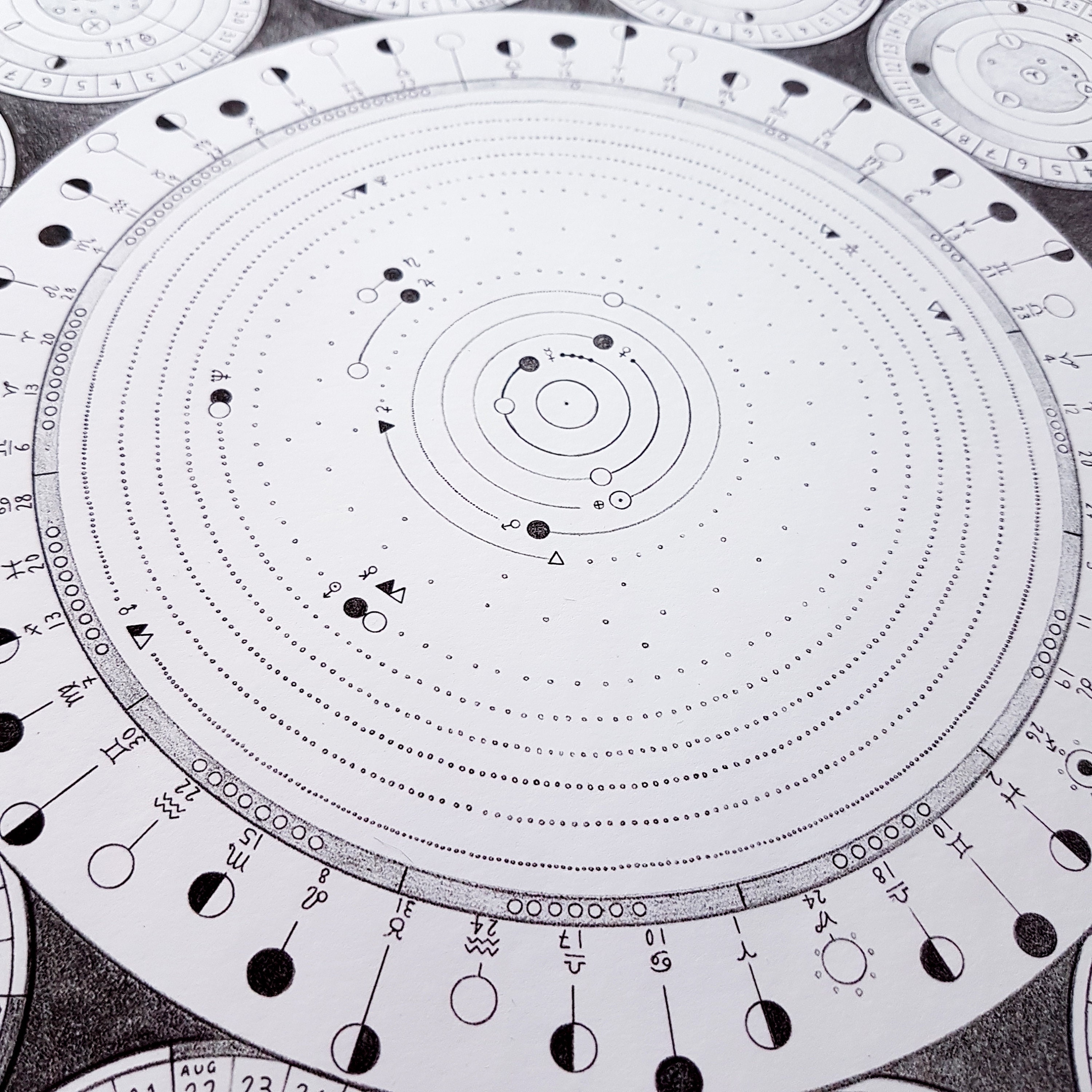 2021-astronomical-wall-calendar-art-print-etsy