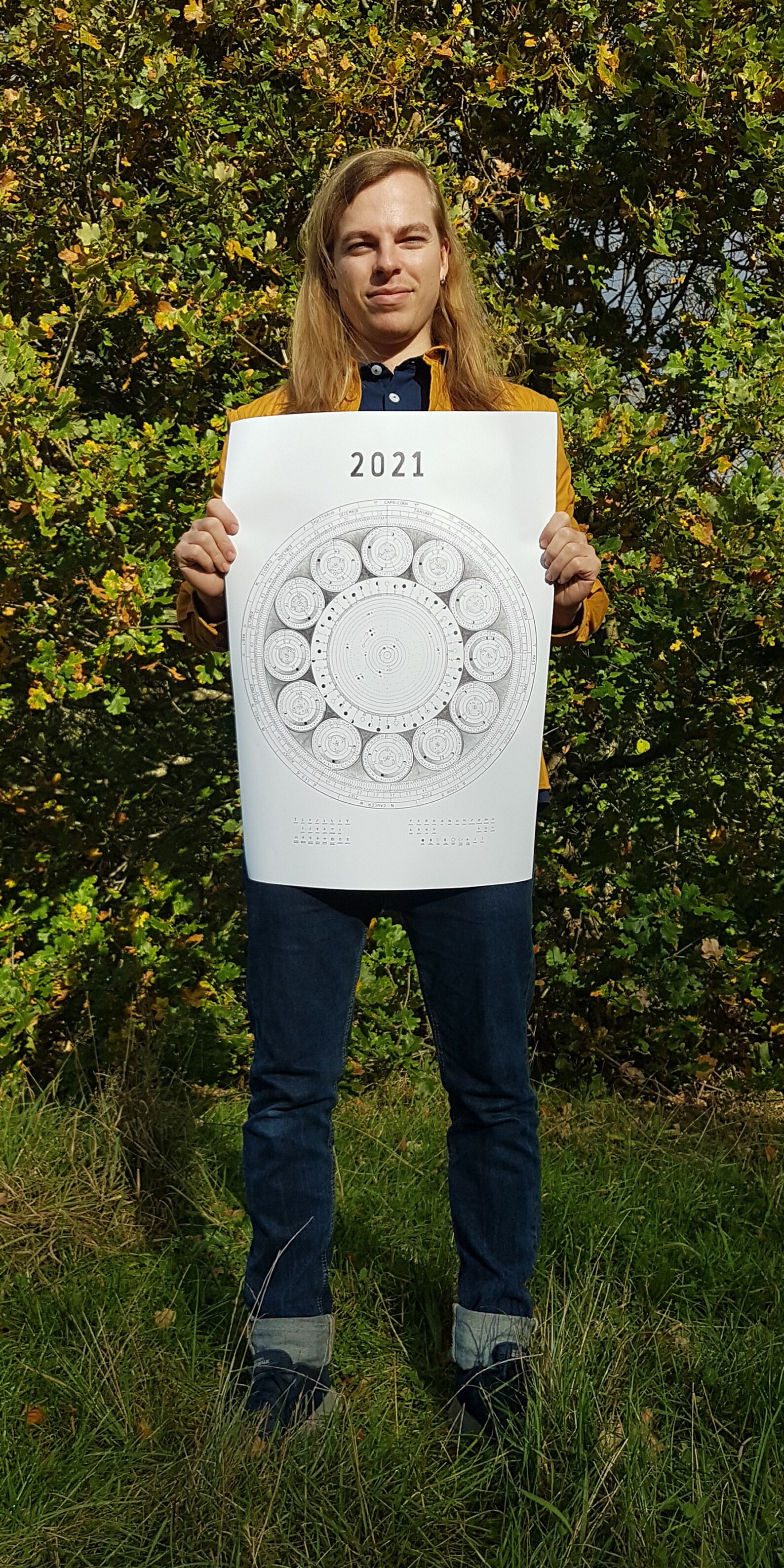 2021 Astronomical Wall Calendar Art Print | Etsy