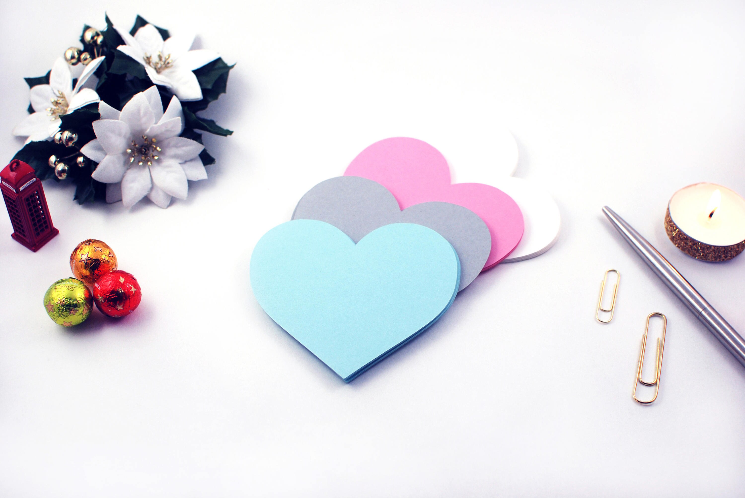 Paper Hearts Cutouts Valentine DIY Die Cuts For A Wedding Etsy