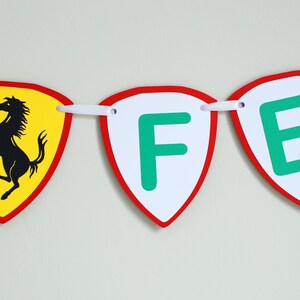 Ferrari Birthday Banner Personalized Name Banner Ferrari | Etsy Canada