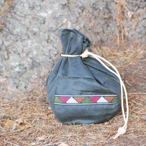 Bushcraft Sami Style Coffee Bag Waxed Cotton