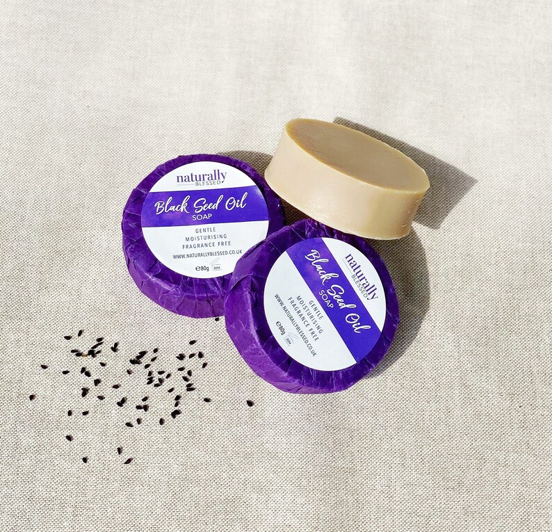 Black Seed Oil with Vitamin E Soap Eczema Psoriasis Dry Etsy