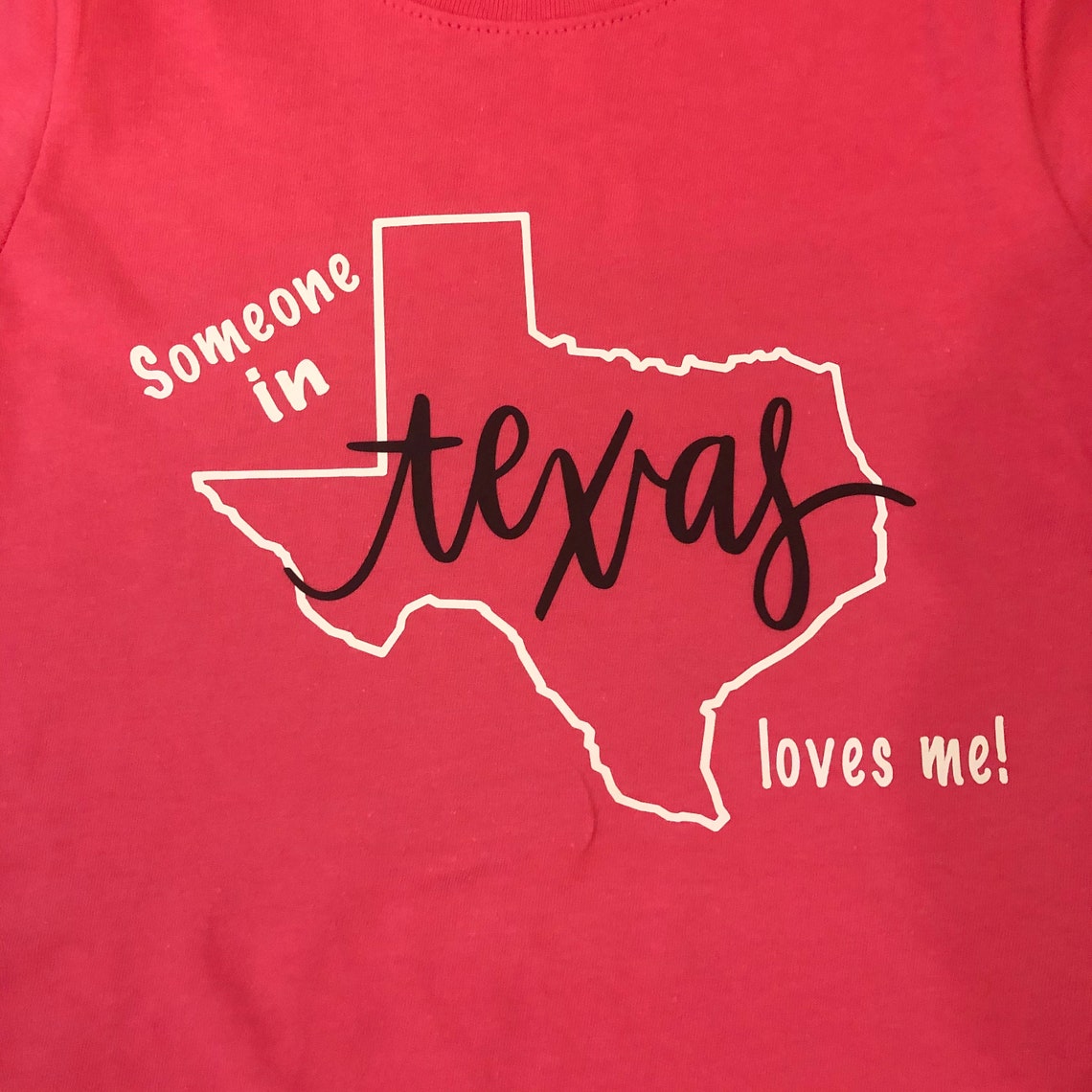 Toddler Someone in Texas loves me Tshirt Etsy