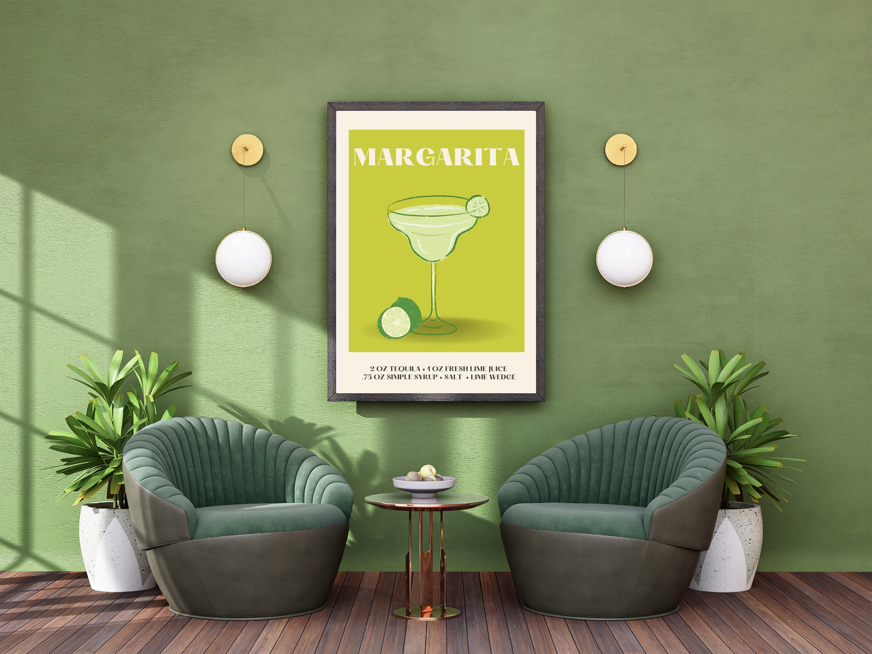 Set of 6 Minimal Alcohol Posters | Digital Prints for Modern Bar Decor ...