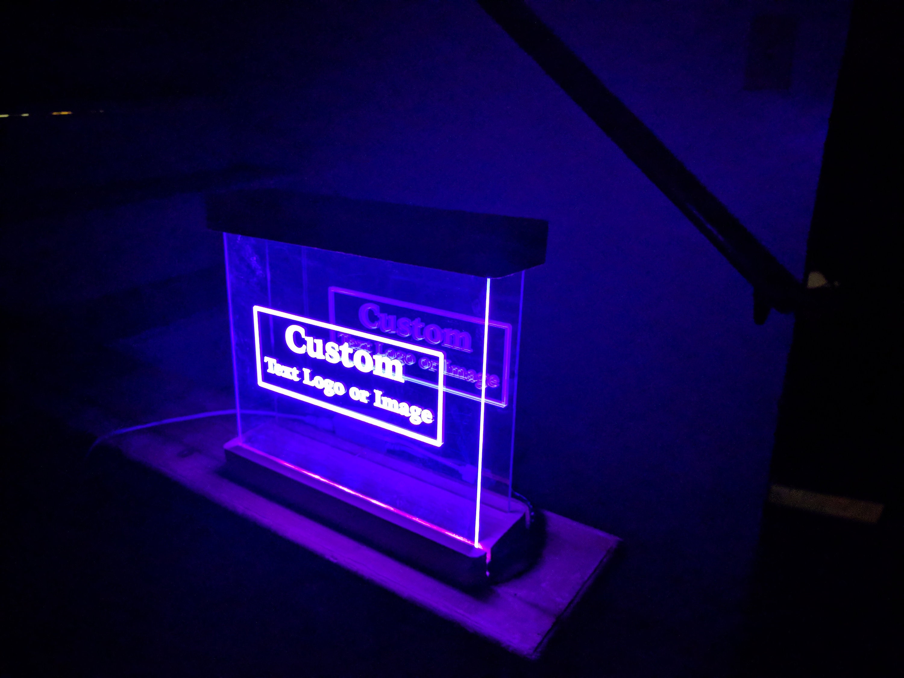 Custom logo led signs