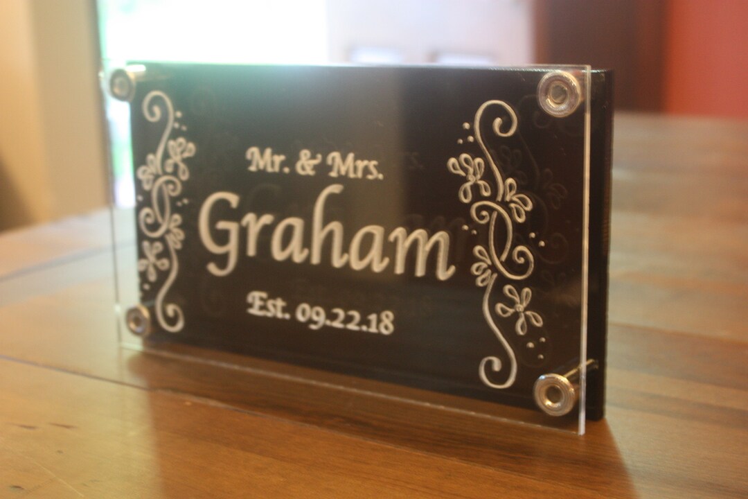 Custom Etched Acrylic Sign Multi Layer - Etsy