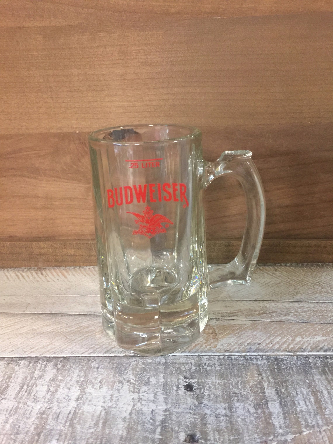 Budweiser Mug Vintage Budweiser Drinking Mug Bar Mug Man Etsy