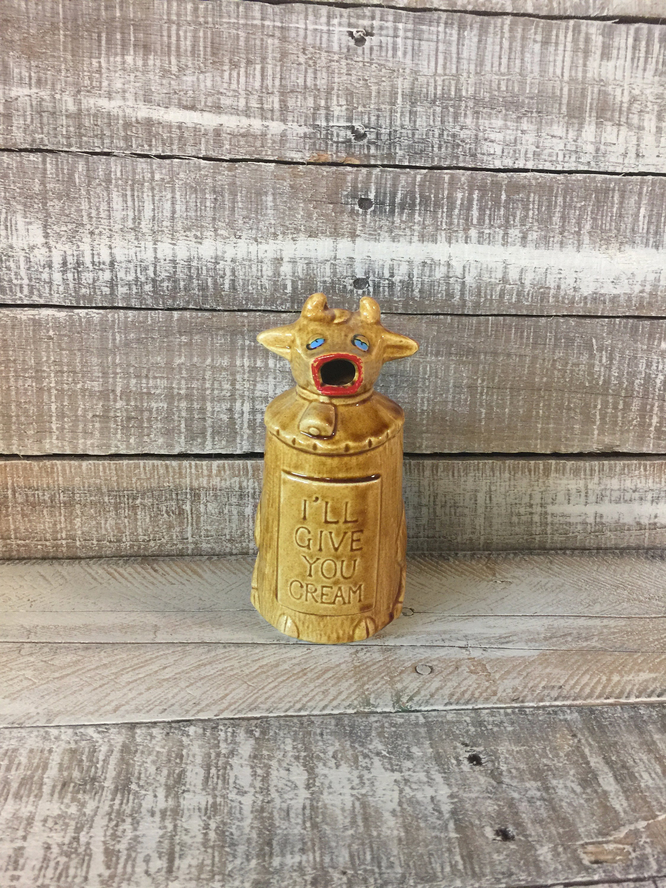 Mid Century Creamer Cow Creamer Japan Ceramic Creamer Etsy