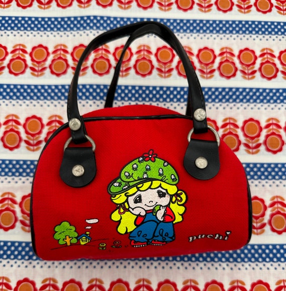 Vintage Showa Retro “Puchi” Mini Bag From Japan