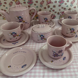 Vintage Gakken Victoria Fancy “Tiny Candy” Tea Set From Japan - Great Condition!!!