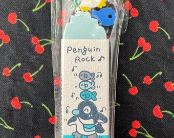 Vintage Seed “Penguin Rock” Eraser From Japan