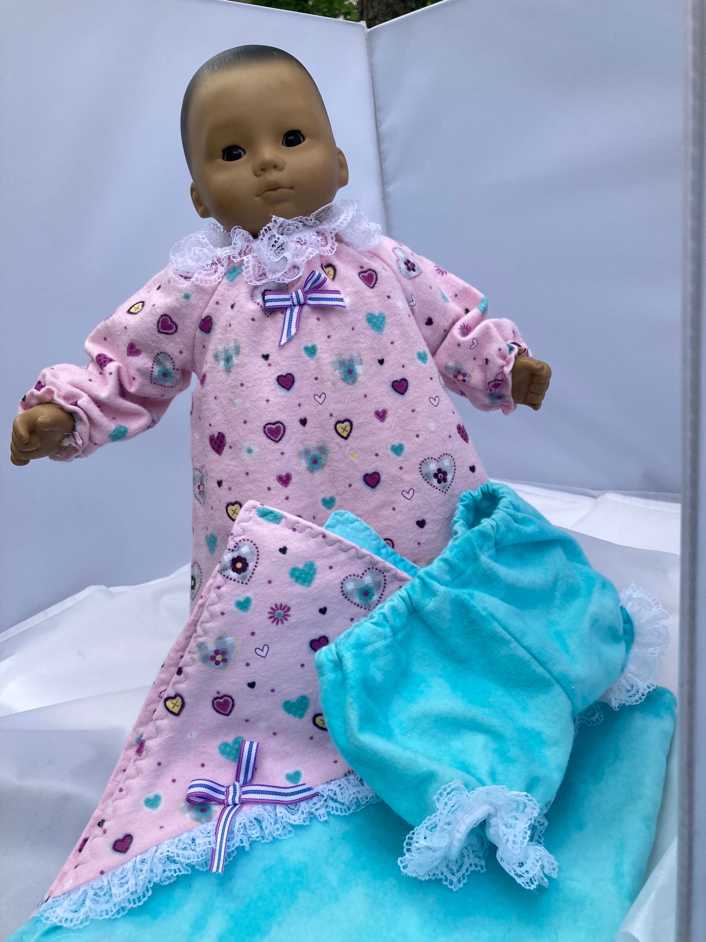 15 Baby Doll Outfit With Matching Hooded Blanket Etsy