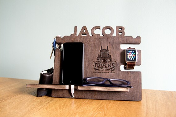 Watch Stand For Men Nightstand Organizer Gift For Dad Etsy