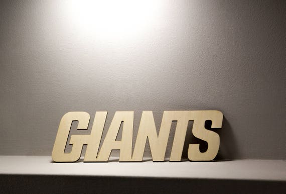 New York Giants Hfl Gifts Ny Giants Decor Giants Wall Etsy
