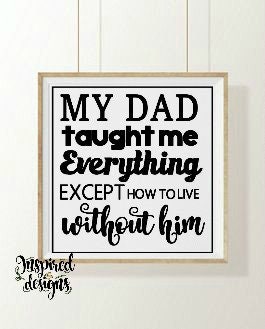 Download In Memory Of Svg Memorial Father Svg In Memory Of Dad Etsy