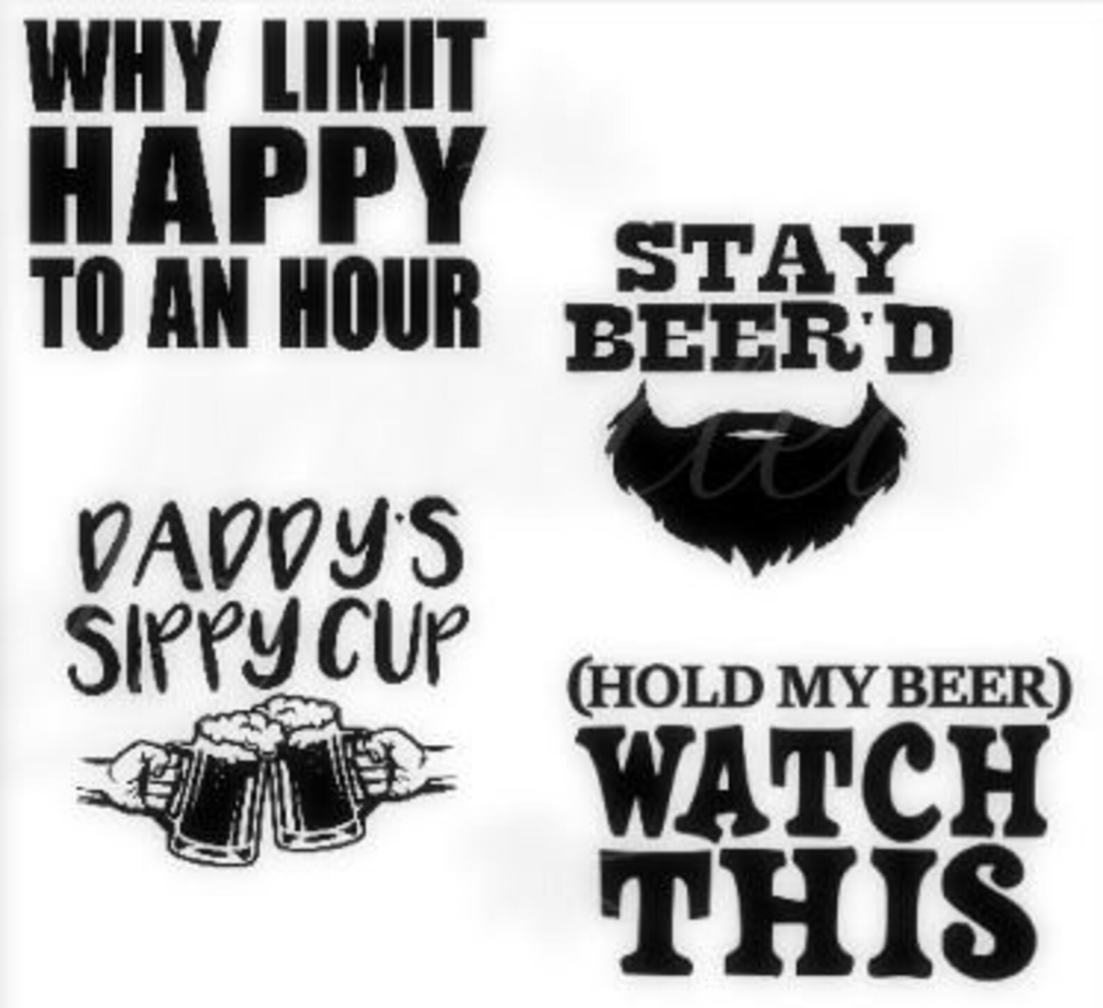 BEER SAYINGS svg beer coozies huggies mens beer quotes Etsy