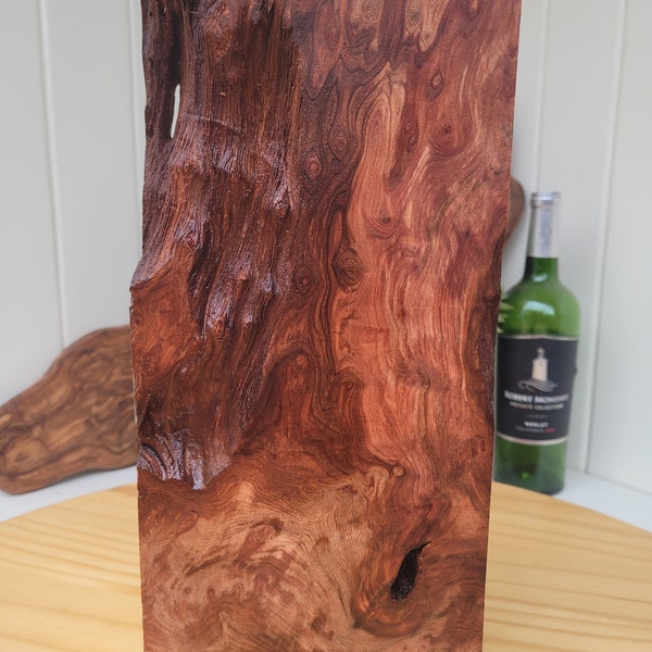 Old Growth Redwood Burl * 12-7/8" × 6" x 1-1/2" * Art Stock * Turning Blank * Dimensional * Dry * Free Shipping (lot# 3152)
