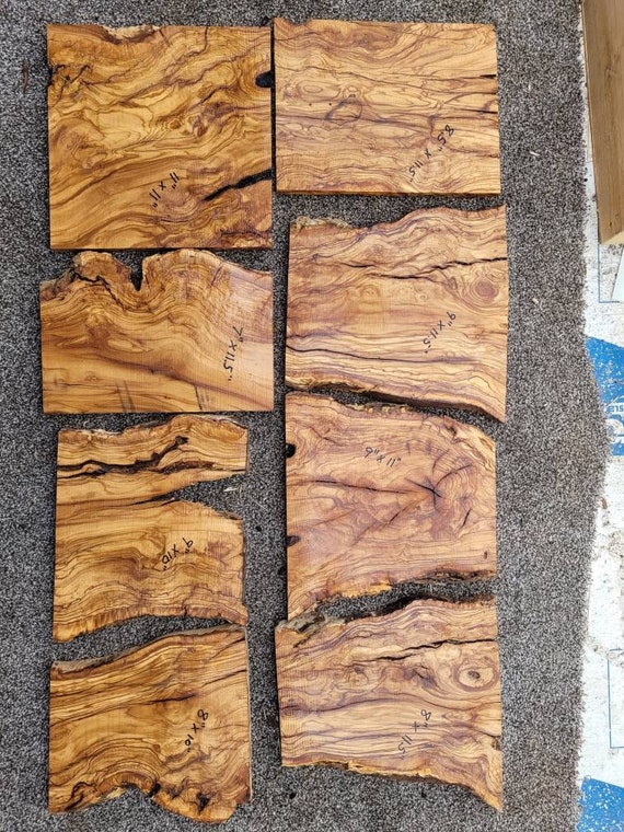 Olive Wood Cut Offs Large USPS Flat Rate Packed Etsy