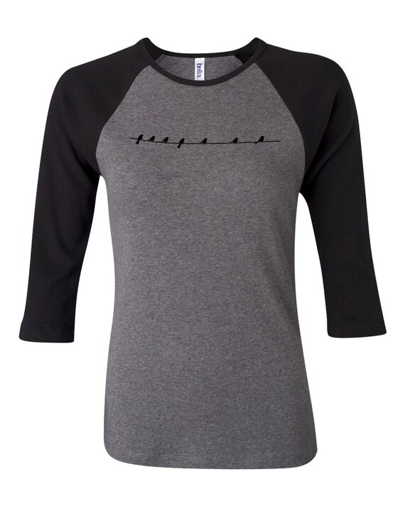 women's raglan baseball tee