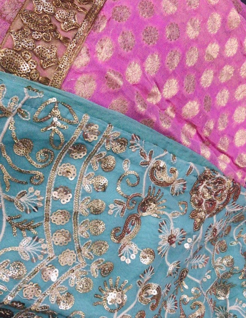 Festive Georgette Sharara