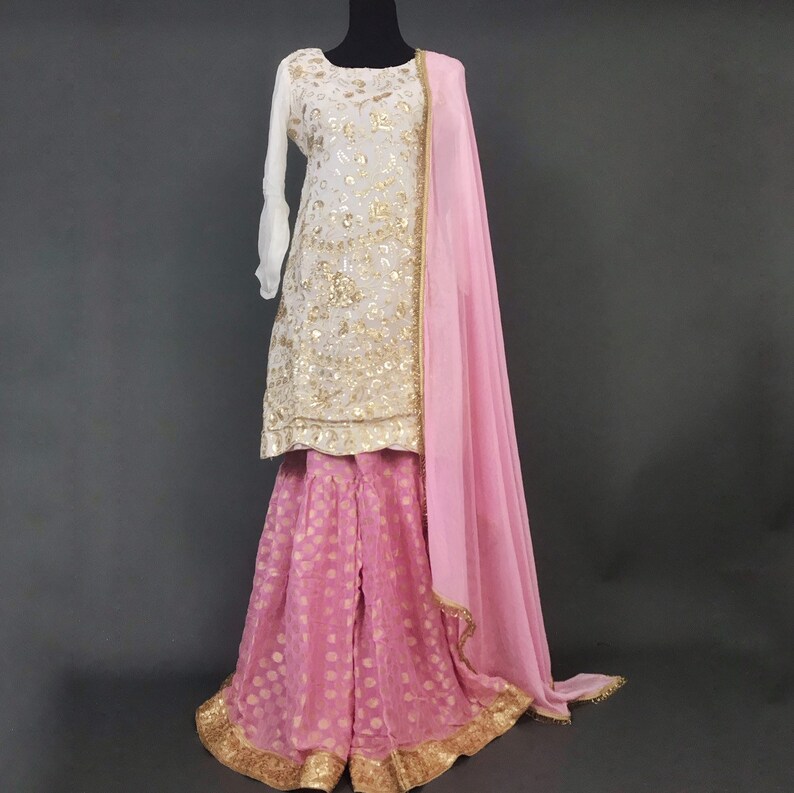 Festive Georgette Sharara