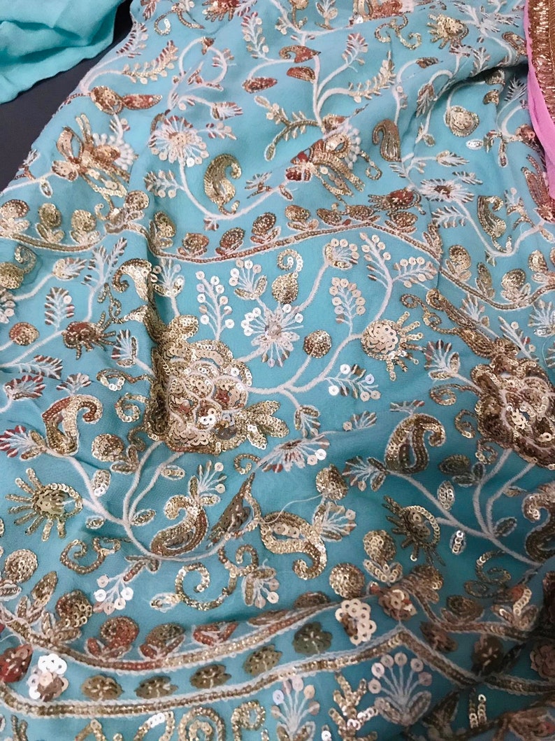 Festive Georgette Sharara