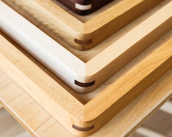 Rounded Corner Photo Frame, Solid Wood Picture Frame in Walnut, Cherry, Maple & White Oak