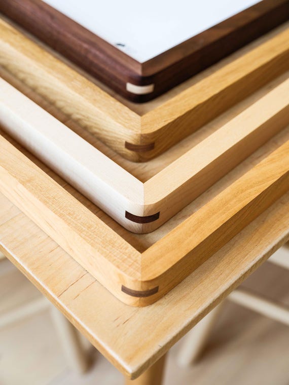 Rounded Corner Photo Frame, Solid Wood Picture Frame in Walnut, Cherry, Maple & White Oak