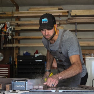 Each frame is handmade in Powell Tennessee