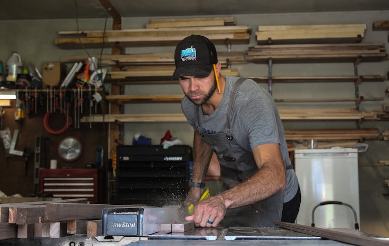 Each frame is handmade in Powell Tennessee
