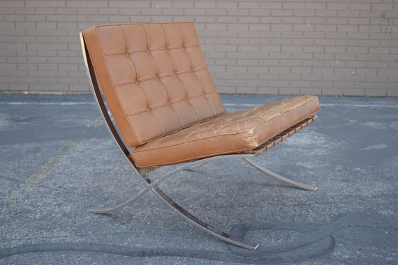 authentic knoll barcelona chair