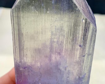 Gemmy Museum Dark Purple Clean Kunzite Crystal From Kunar Afghanistan