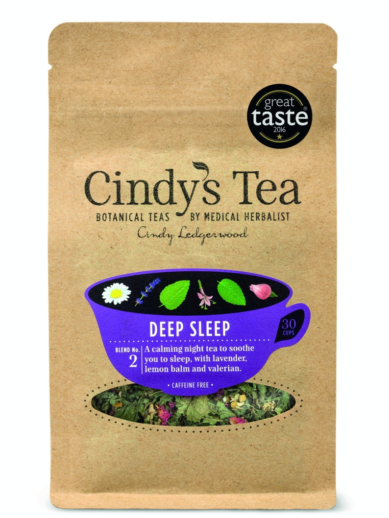 Deep Sleep Tea Insomnia Relief Best Herbal Teas Stress Etsy