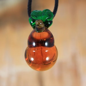 Pear Necklace, Glass Pear Pendant, Pear Pendant, Handmade Pear, Pear, Pear Jewelry, Food Necklace, Fruit Necklace, Pear Jewelry, Glass Pear