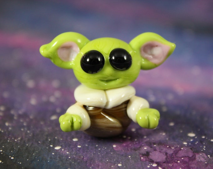 Baby Yoda, Miniature Yoda, Glass Baby Yoda, Baby Yoda Collectible, Baby