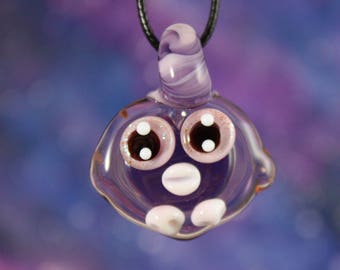 Baby Galaxy Penguin Pendant "Crystal", Penguin Jewelry, Penguin Pendant, Glass Penguin, Penguin, Penguin Glass, Penguin Necklace