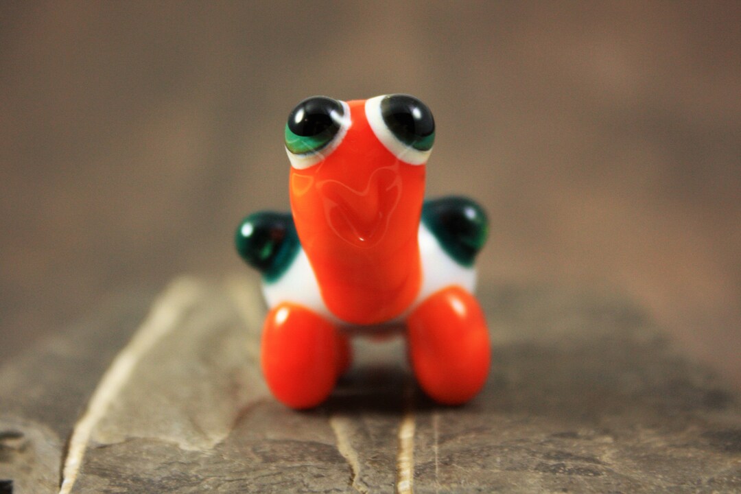 Turtle, Miniature Turtle, Glass Miniature, Fairy Garden Turtle