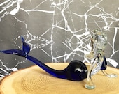 Mermaid Glass Figurine Blue Mermaid Sculpture Mermaid Glass Figures Collectible Glass Mermaid Murano Glass Fish Tank Decoration Ornaments