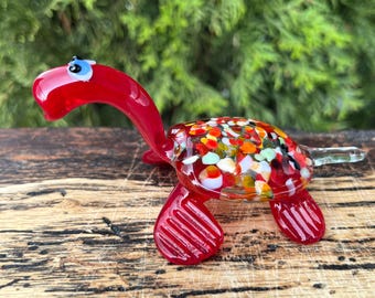 VINTAGE MURANO ムラーノ ガラス 置物 タートル 亀 VINTAGE MURANO