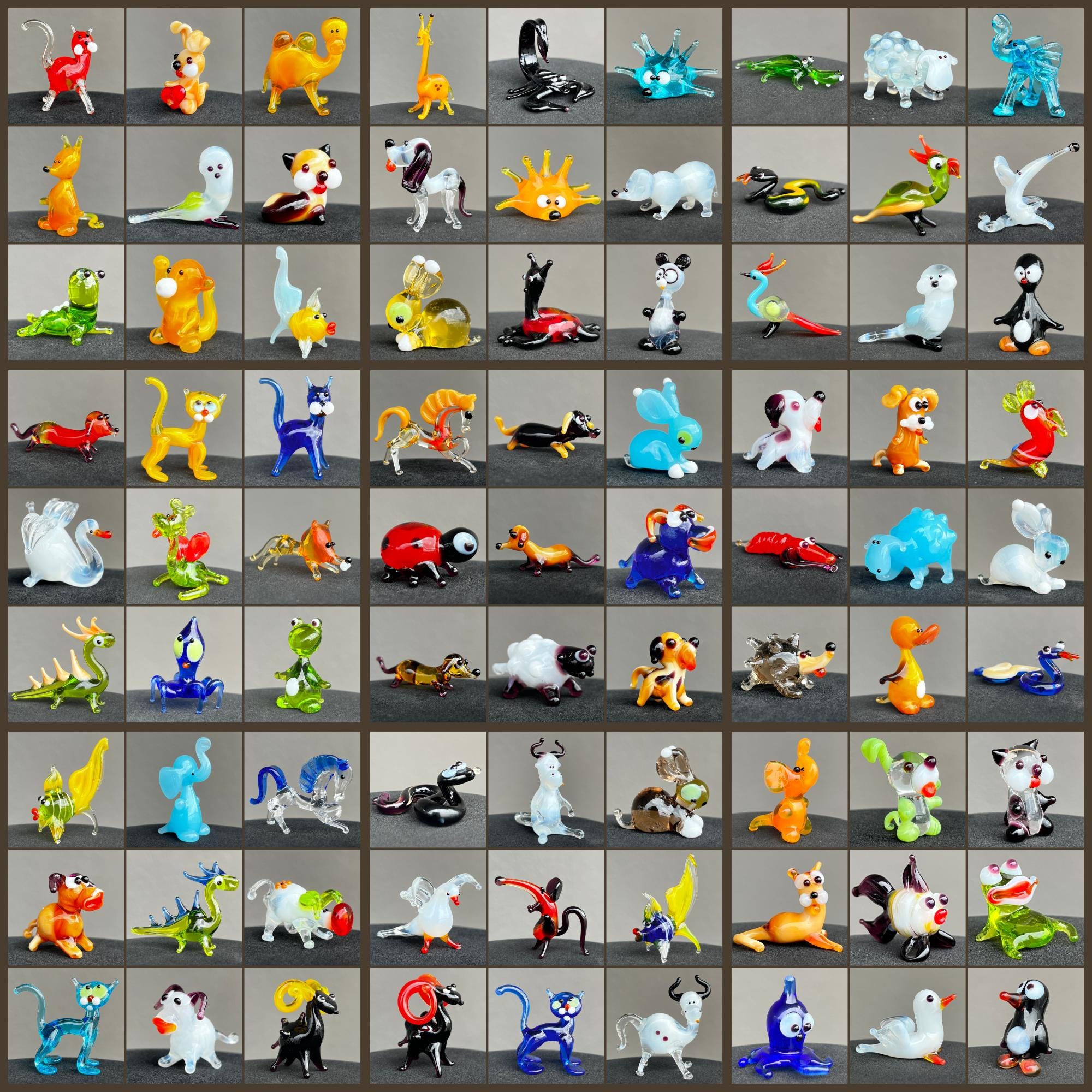 50 Mini Animali In Resina Assortiti – Statuette In Miniatura Per Giardino Fatato, Micro Paesaggi, Terrari, Casa Delle Bambole, Fai Da Te