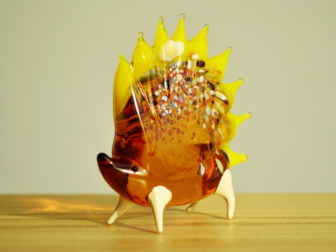 Glass Baby Porcupine  Set of 2 (Miniature Figurines) main image 0