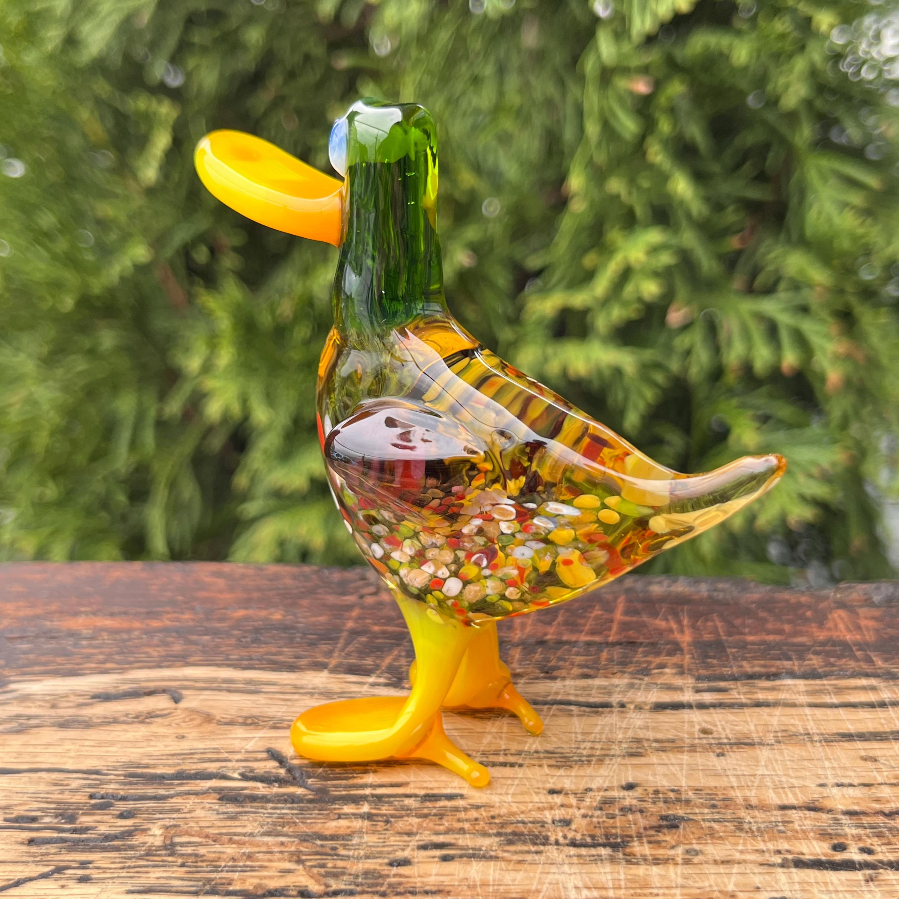 ガラス製アヒル型置物 楽天市場】Glass Objet 