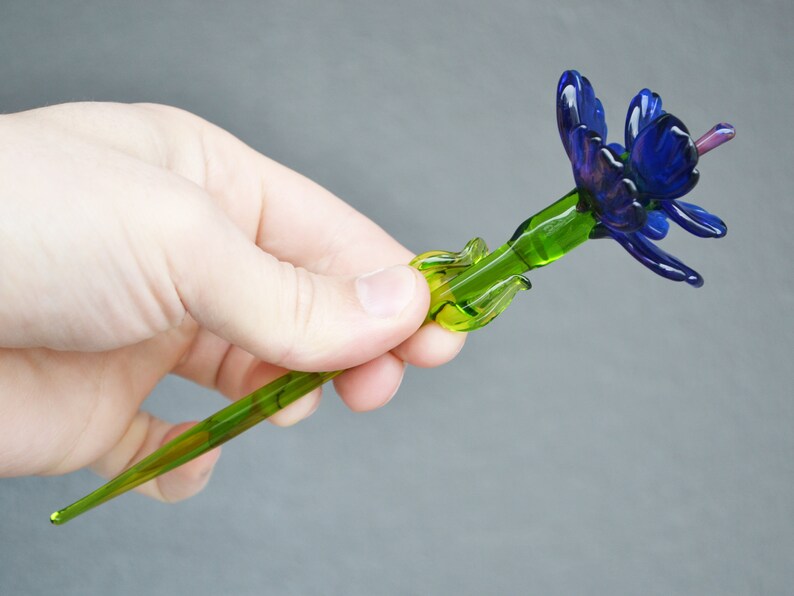 Glass Flowers Wall Decor Flower Arrangements Art Decoration Etsy